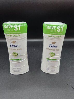 Dove Advanced Care Cool Essentials Deodorant 2 Twin Pack's (2) – New